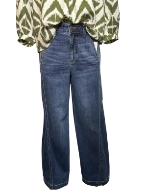 Judy Blue HW Trouser Wide Leg Jean