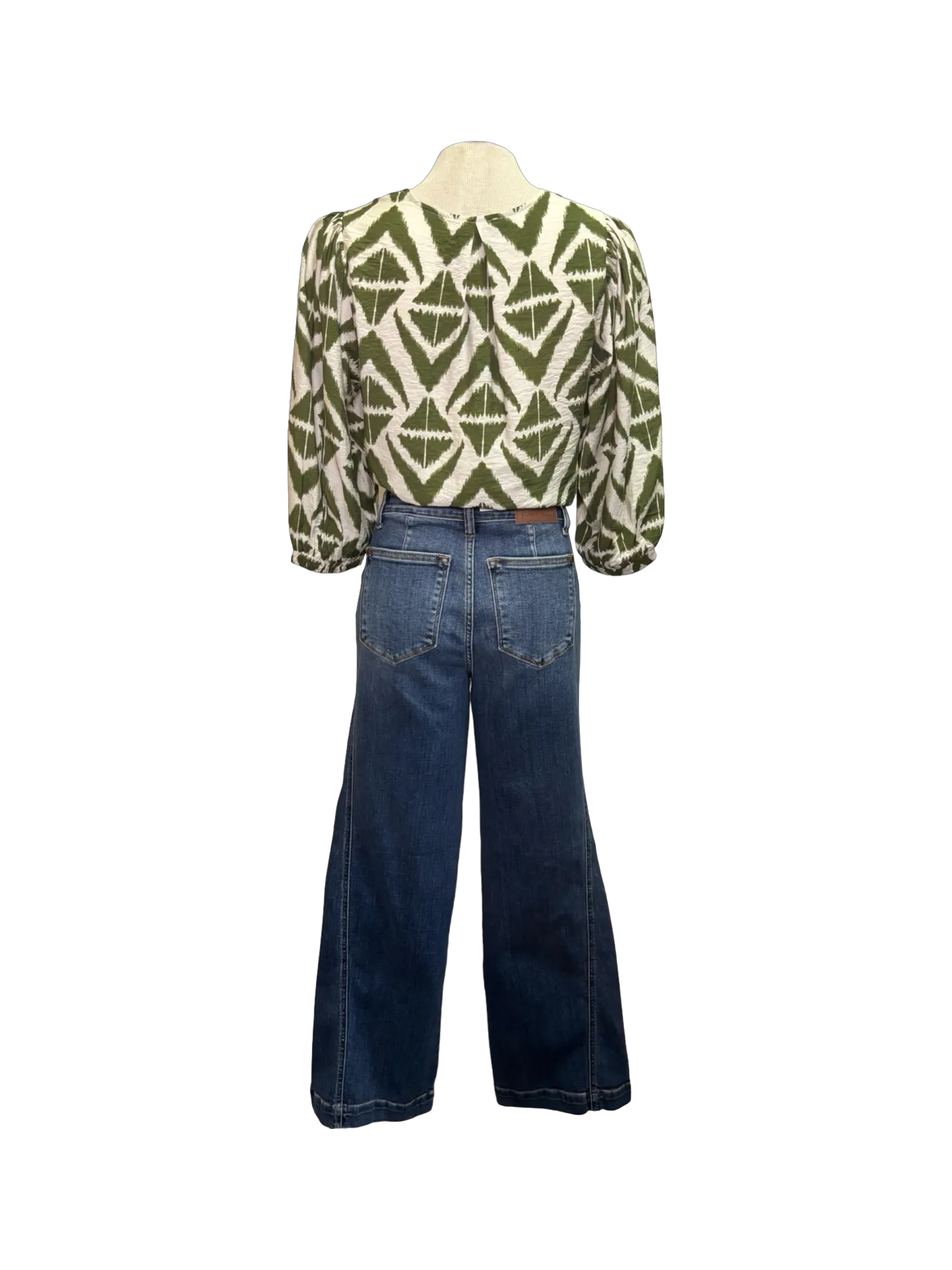 Judy Blue HW Trouser Wide Leg Jean