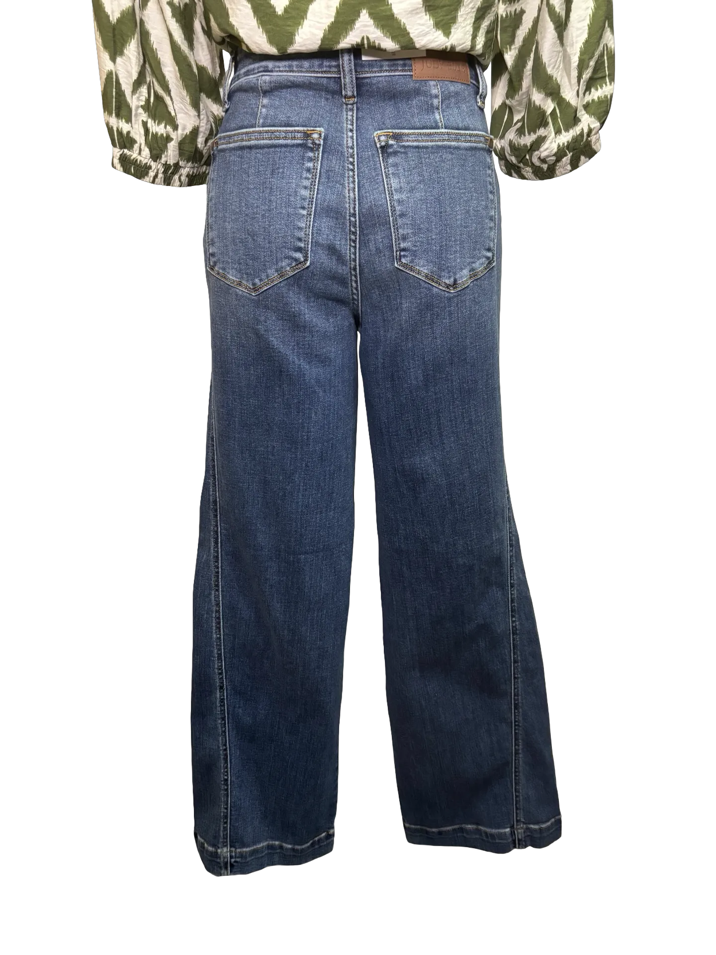 Judy Blue HW Trouser Wide Leg Jean