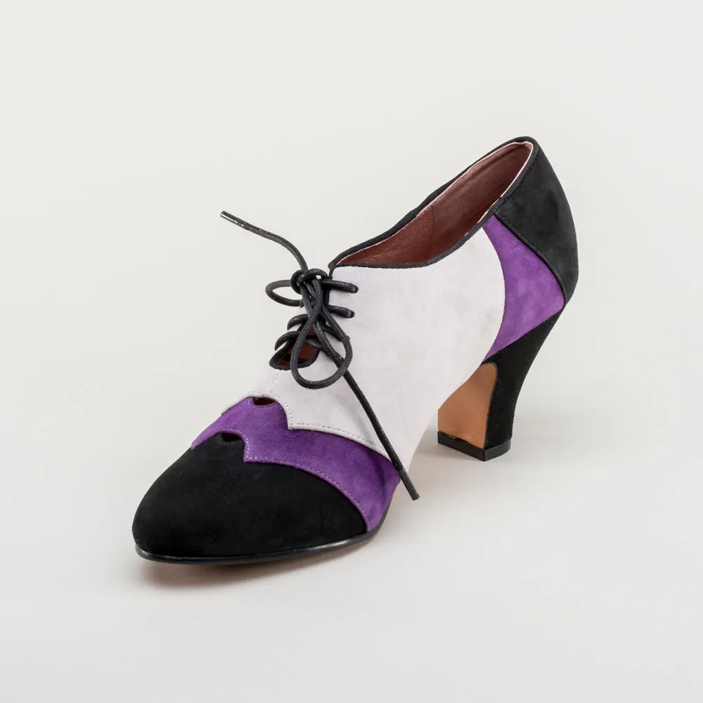 Karolina Women's Retro Oxfords (Black/Purple/Grey)