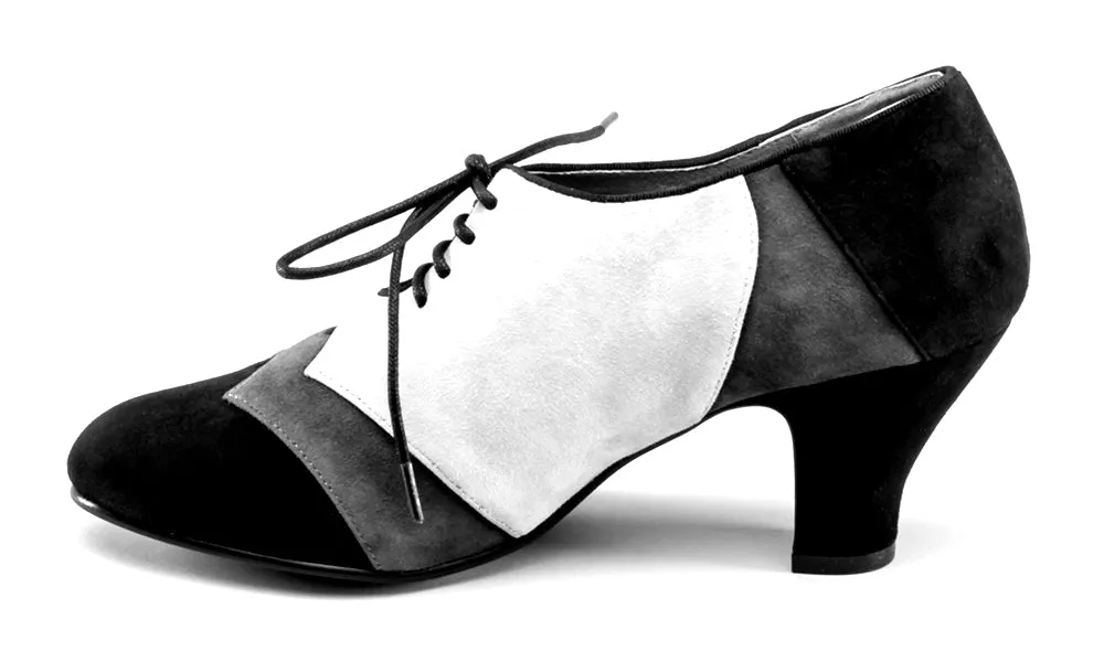 Karolina Women's Retro Oxfords (Black/Purple/Grey)