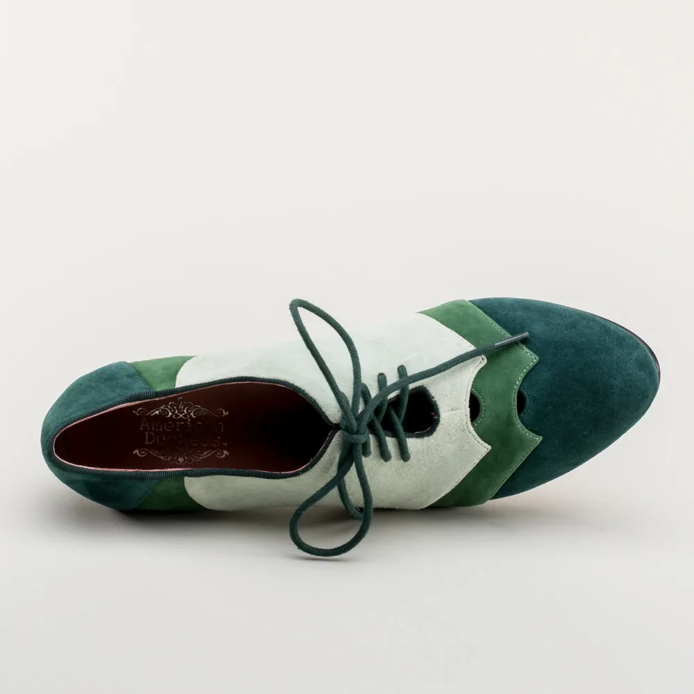 Karolina Women's Retro Oxfords (Green)
