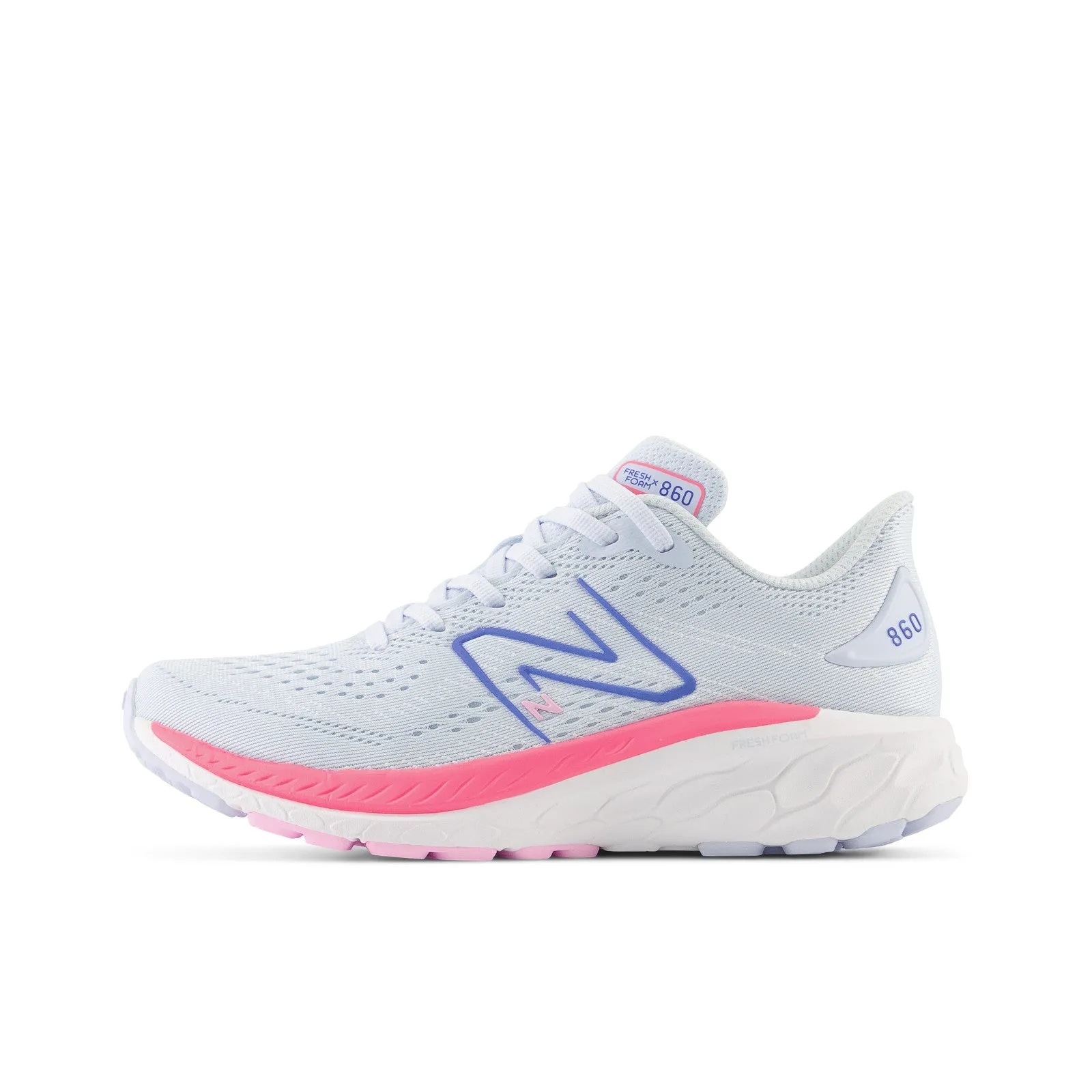 Kid’s Fresh Foam X 860 v13 (P - Moon Dust/Neon Pink)