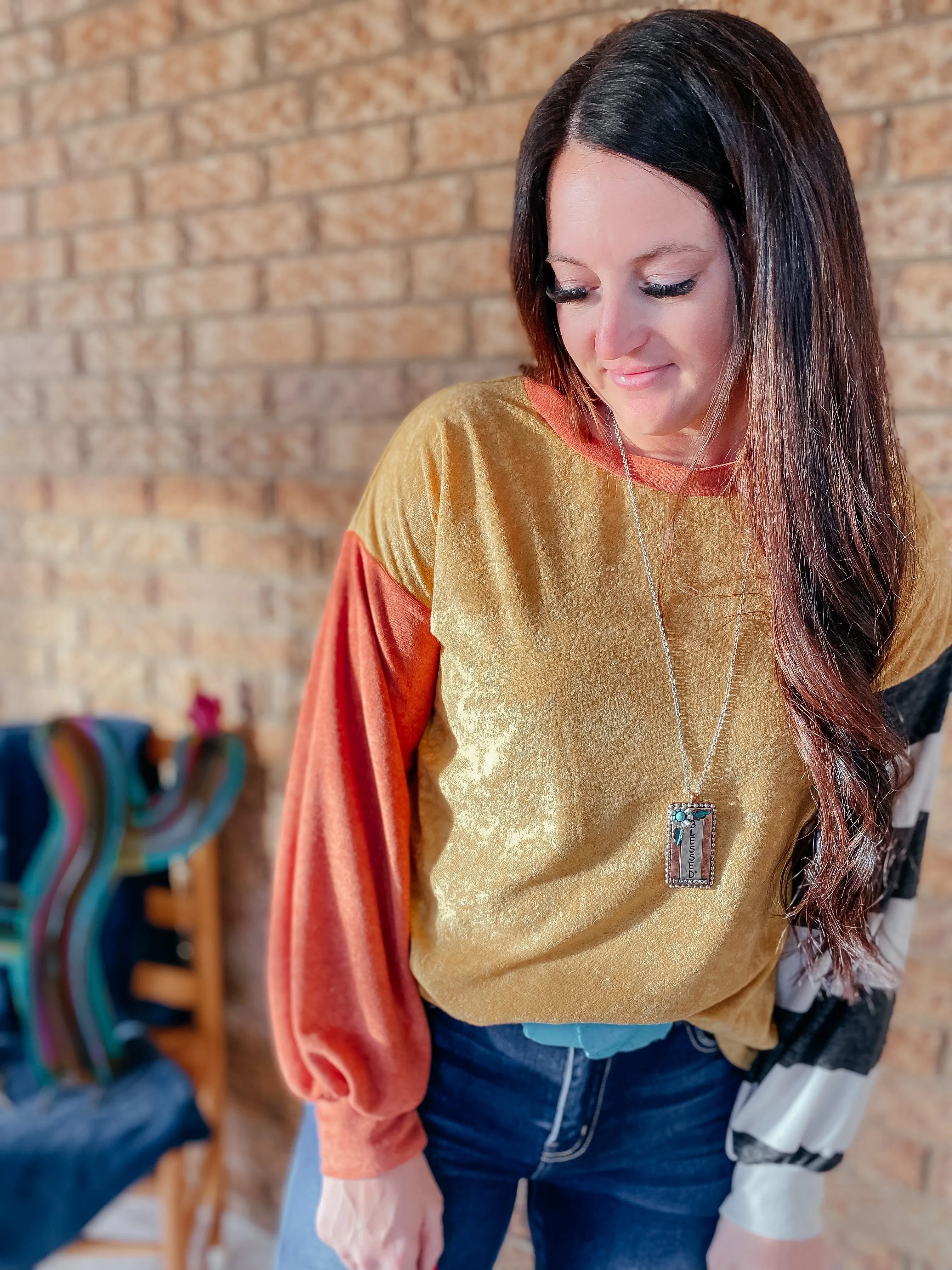 Kirby Terry Knit Pullover Top