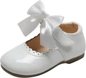 Little Girls Party Dress Shoes Toddler Slip On Mary Jane Ballerina Flats Flower Girl Shoes for School Wedding