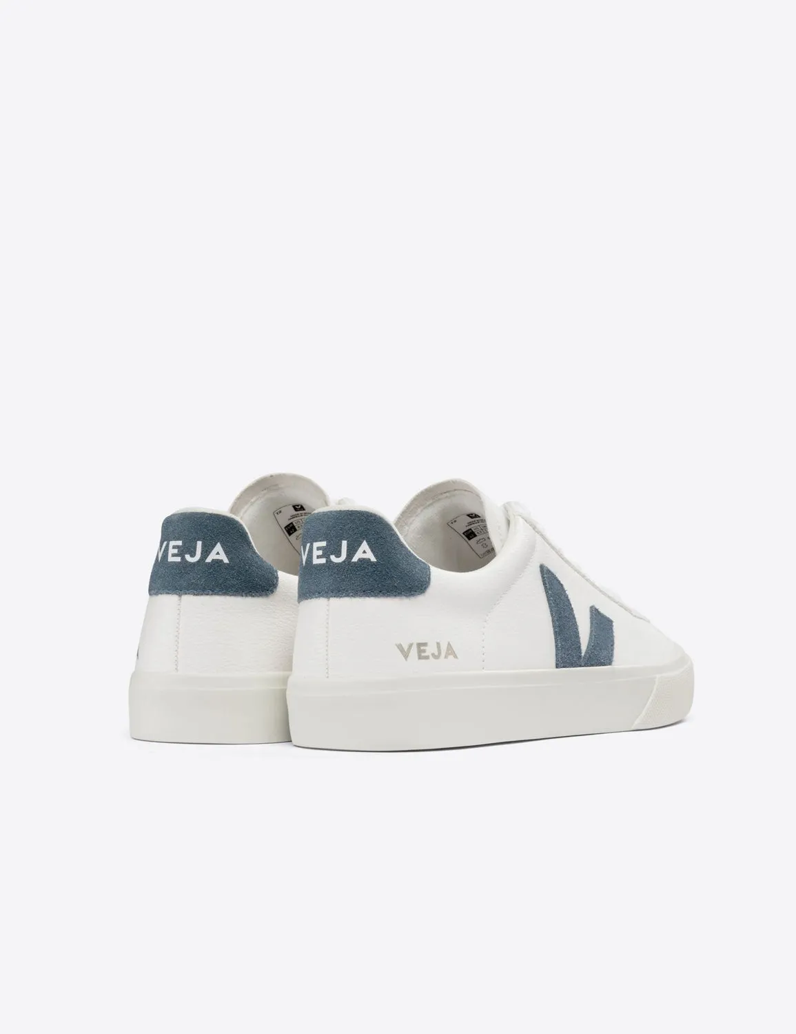 M. CAMPO CHROMEFREE LEATHER SNEAKER WHITE CALIFORNIA