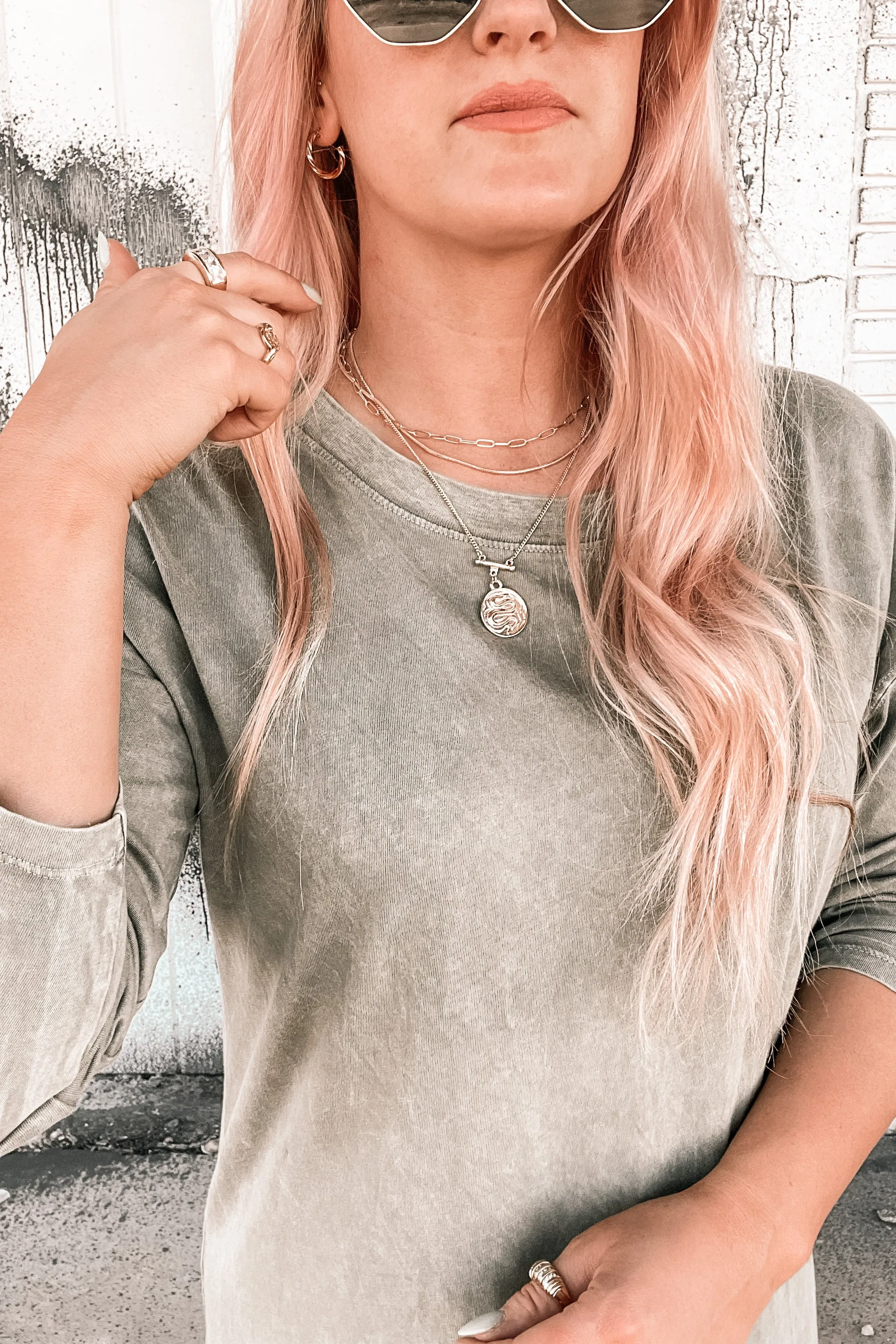 Meet Me Mineral Wash Midi Dress