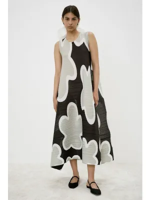 MEIMEIJ - FLORAL ABSTRACT PRINT DRESS