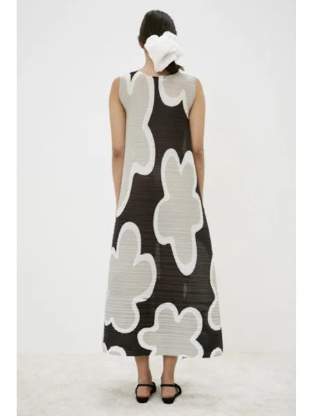 MEIMEIJ - FLORAL ABSTRACT PRINT DRESS
