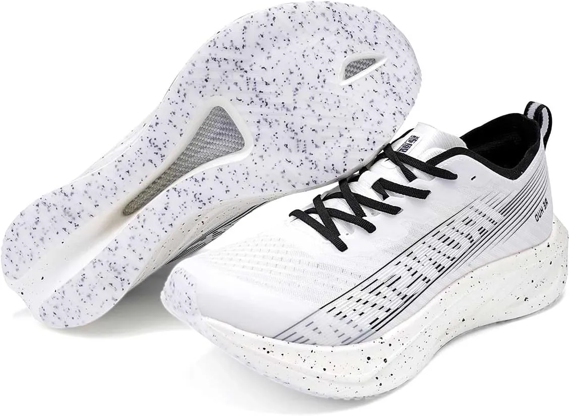 Mens and Womens Running Shoes - Carbon Plate Running Shoes Lightweight, Cushioned, Arch Support Sneakers for Running, Training, and Daily Wear