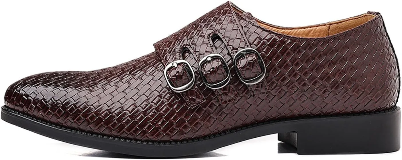 Men's Business Attire Casual Shoes British Pointed Solid Color Lace Up Leather Shoes Mens Casual Shoes 10