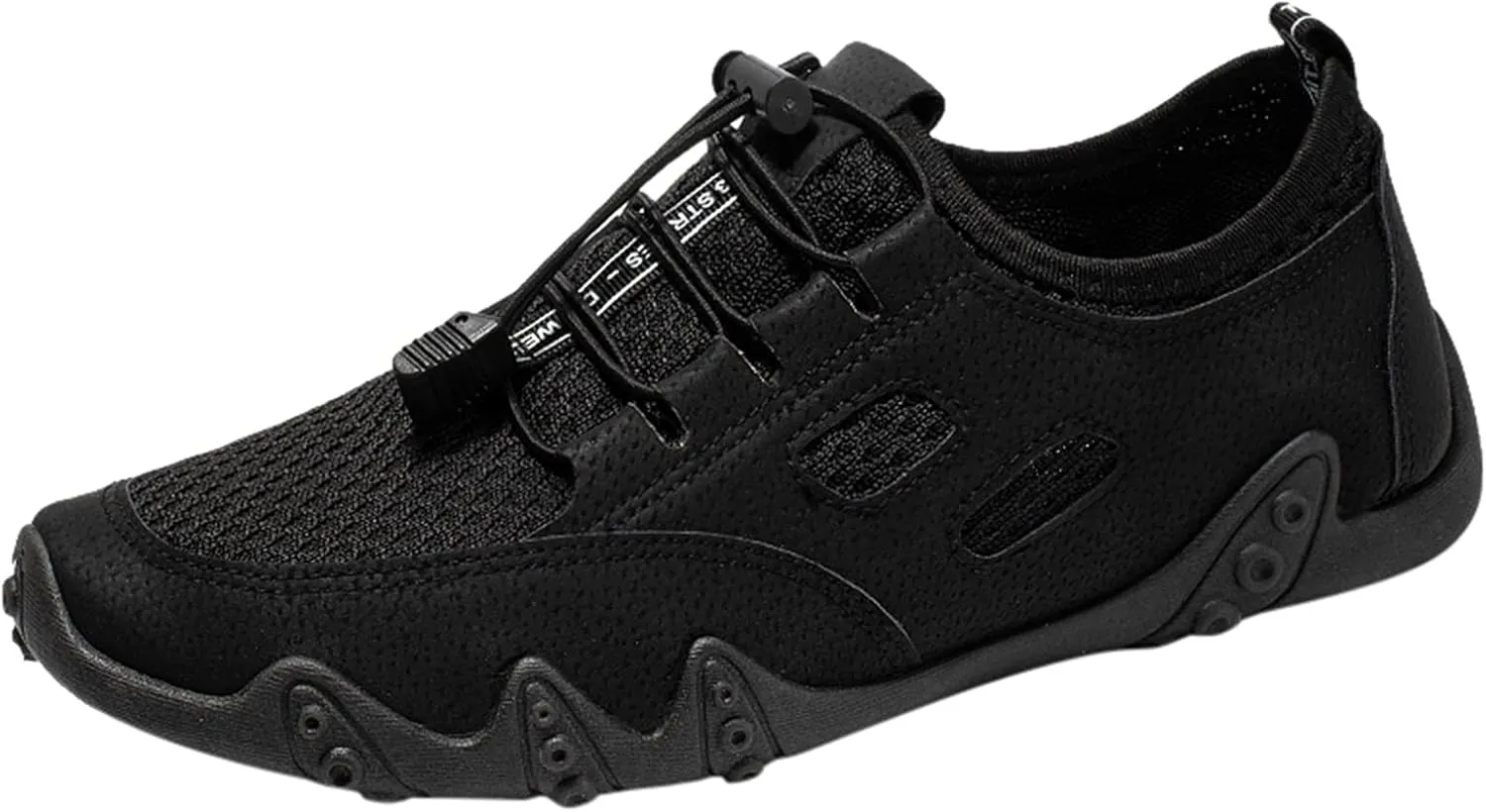 Men's Lightweight Non Slip Barefoot Shoes Business Mesh Breathable Walking Shoe Men's Arch Support Insole Shoes