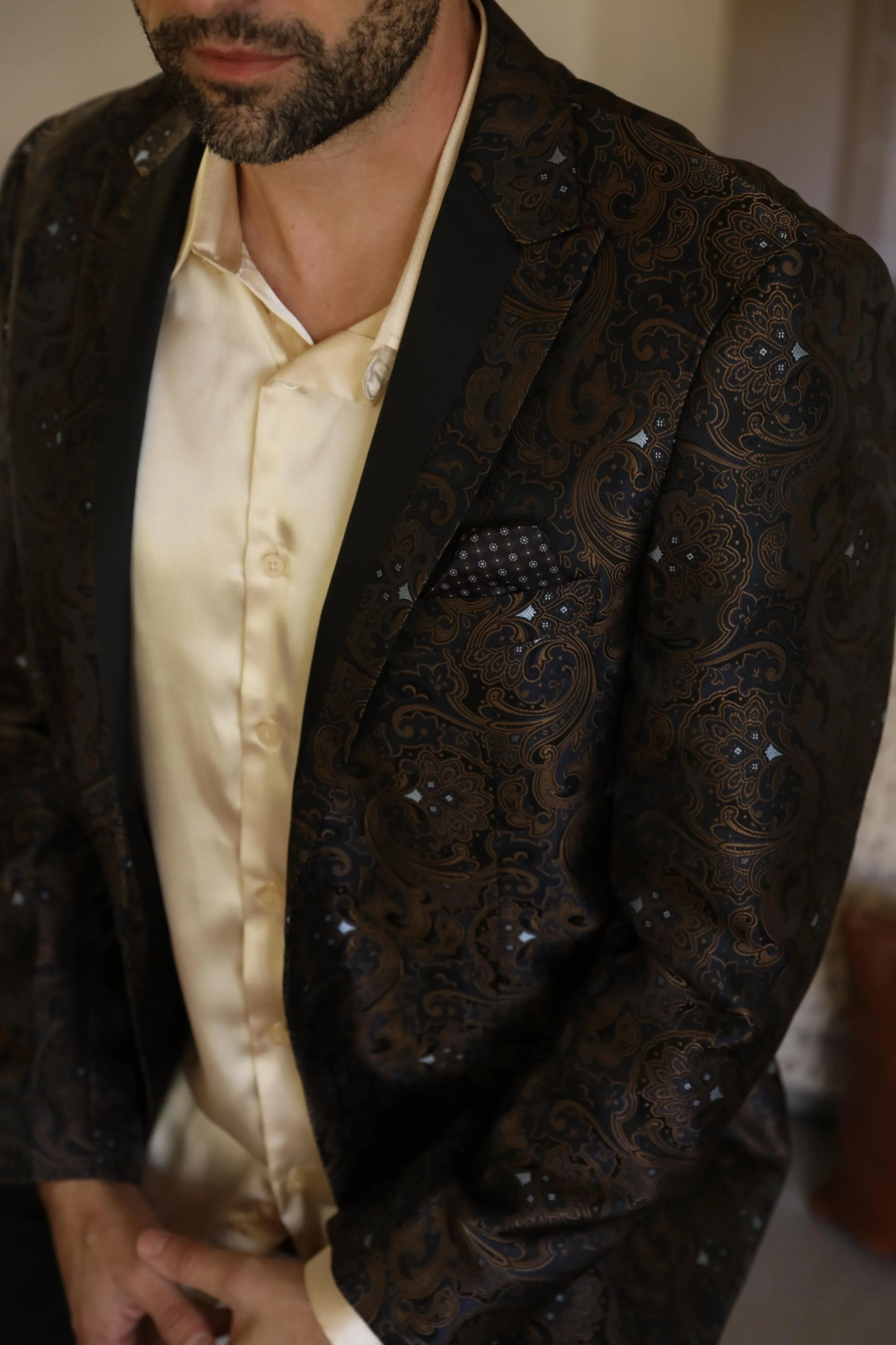 Mens Modern Fit Evening Blazer from Platini Fashion