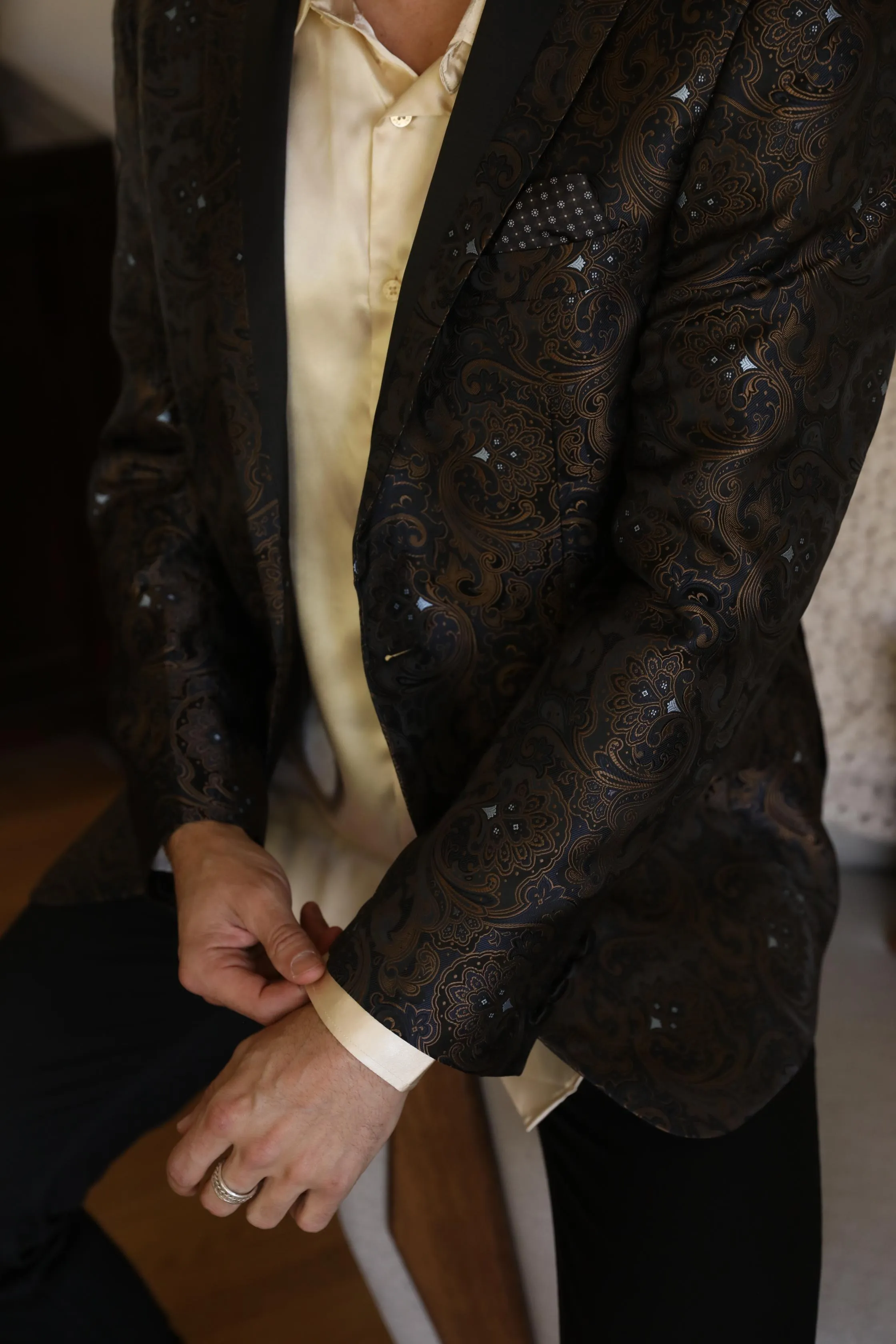 Mens Modern Fit Evening Blazer from Platini Fashion