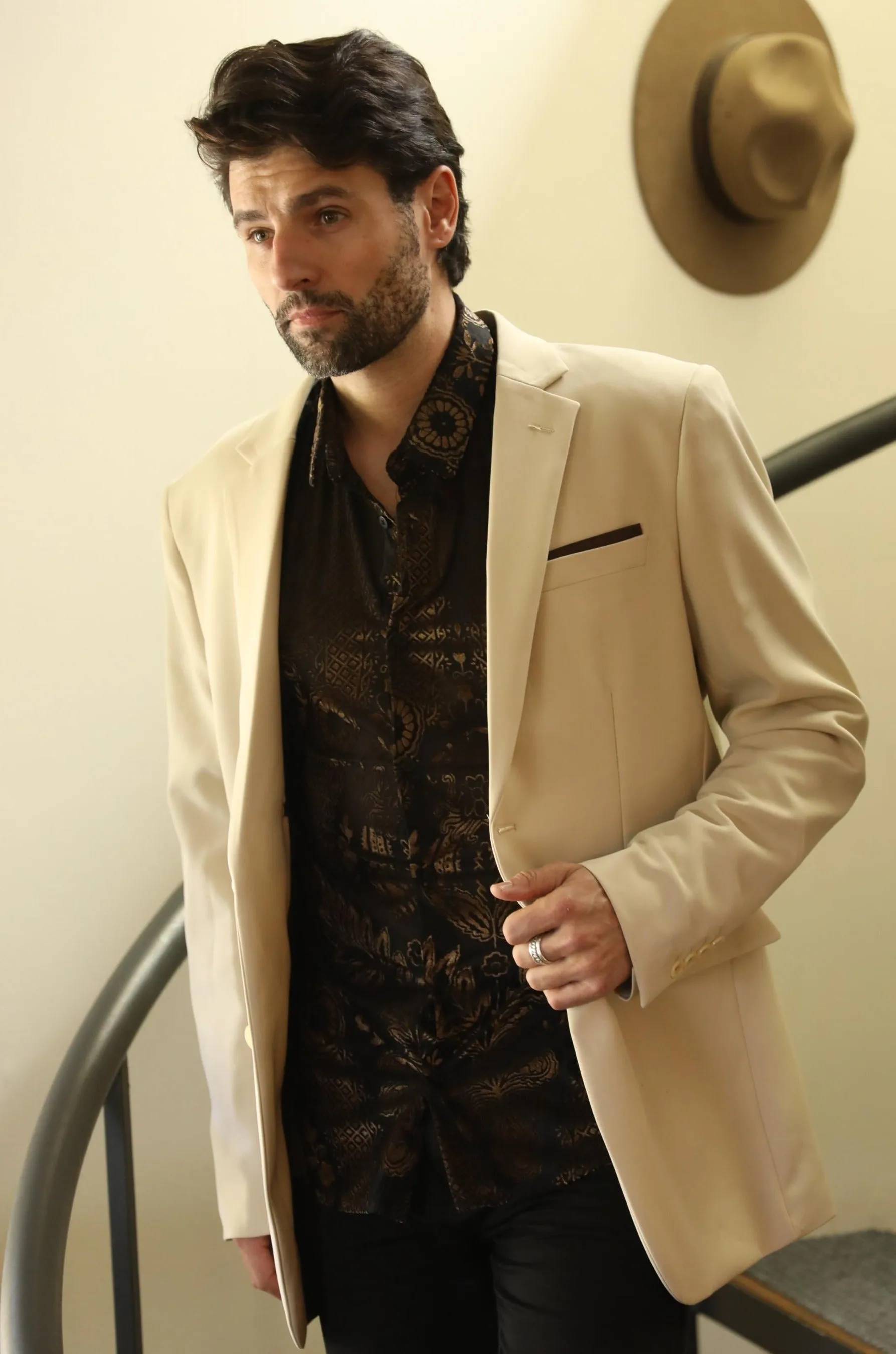 Mens Modern Fit Stretch Date Night Blazer from Platini Fashion