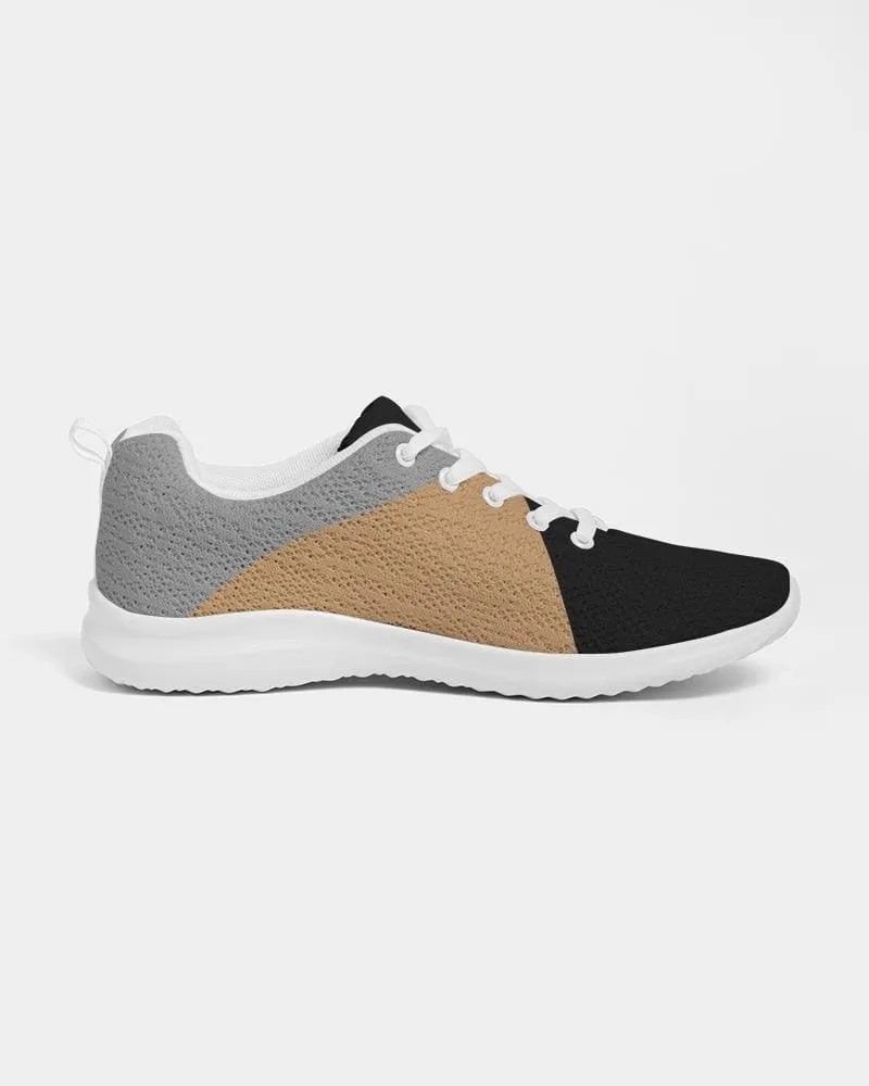 Mens Sneakers - Tricolor Low Top Canvas Running Shoes - Zla375 by inQue.Style