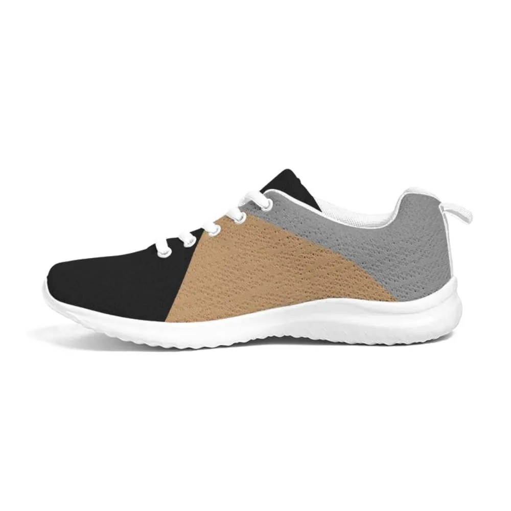 Mens Sneakers - Tricolor Low Top Canvas Running Shoes - Zla375 by inQue.Style