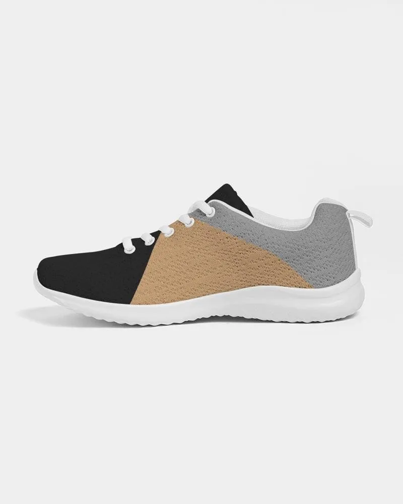 Mens Sneakers - Tricolor Low Top Canvas Running Shoes - Zla375 by inQue.Style