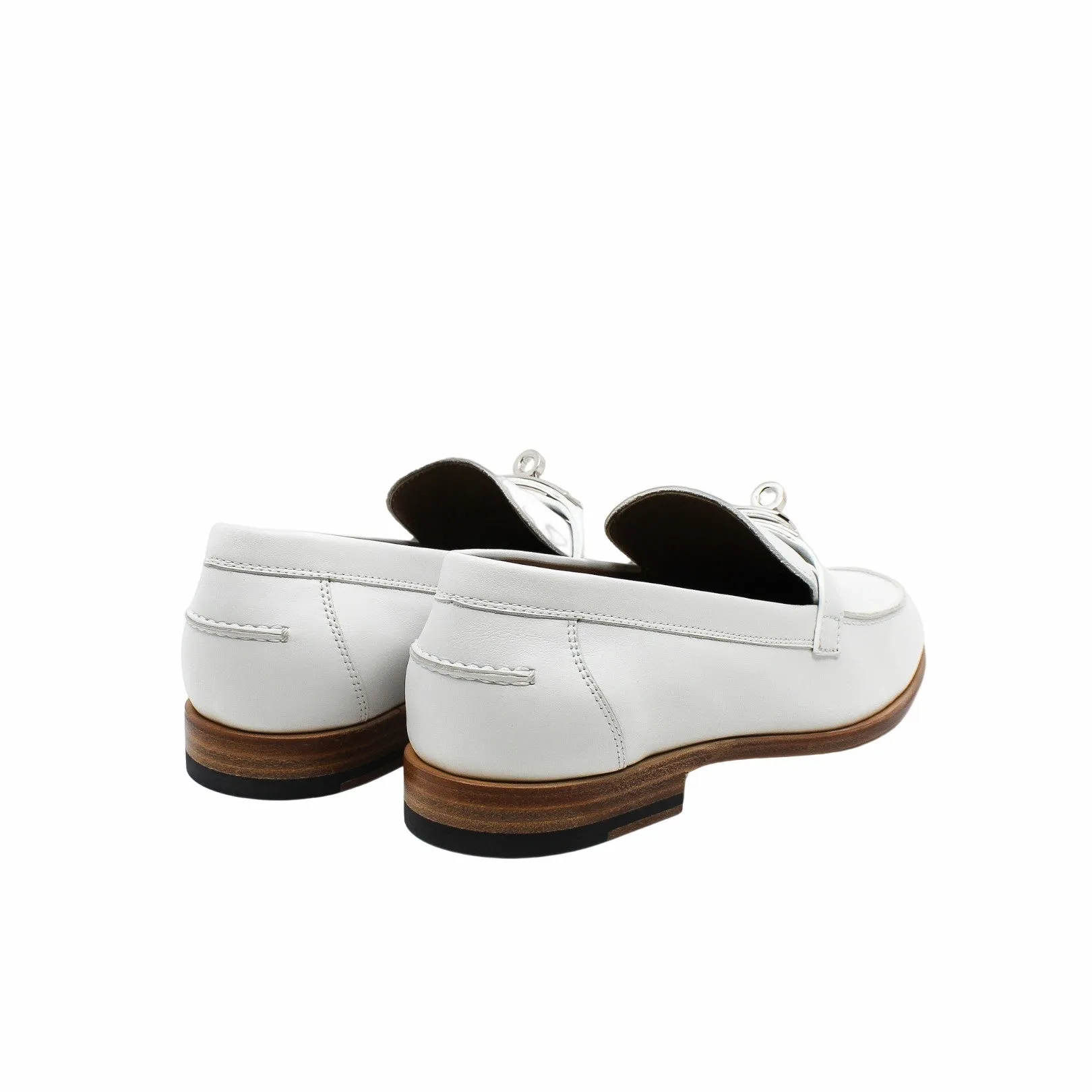 moccassins destin white loafer #37