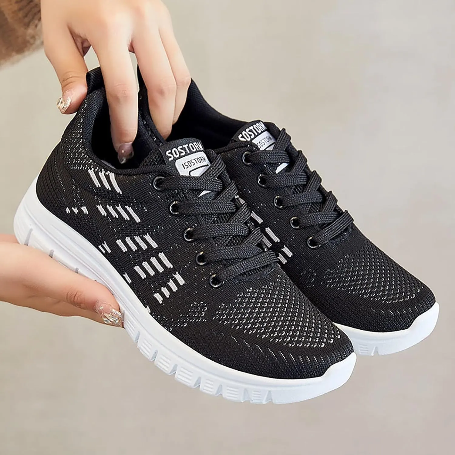 Musabela Orthopedic Shoes for Women, Women Comfortable Walking Shoes Slip On Sneakers with Arch Support Tennis Shoes