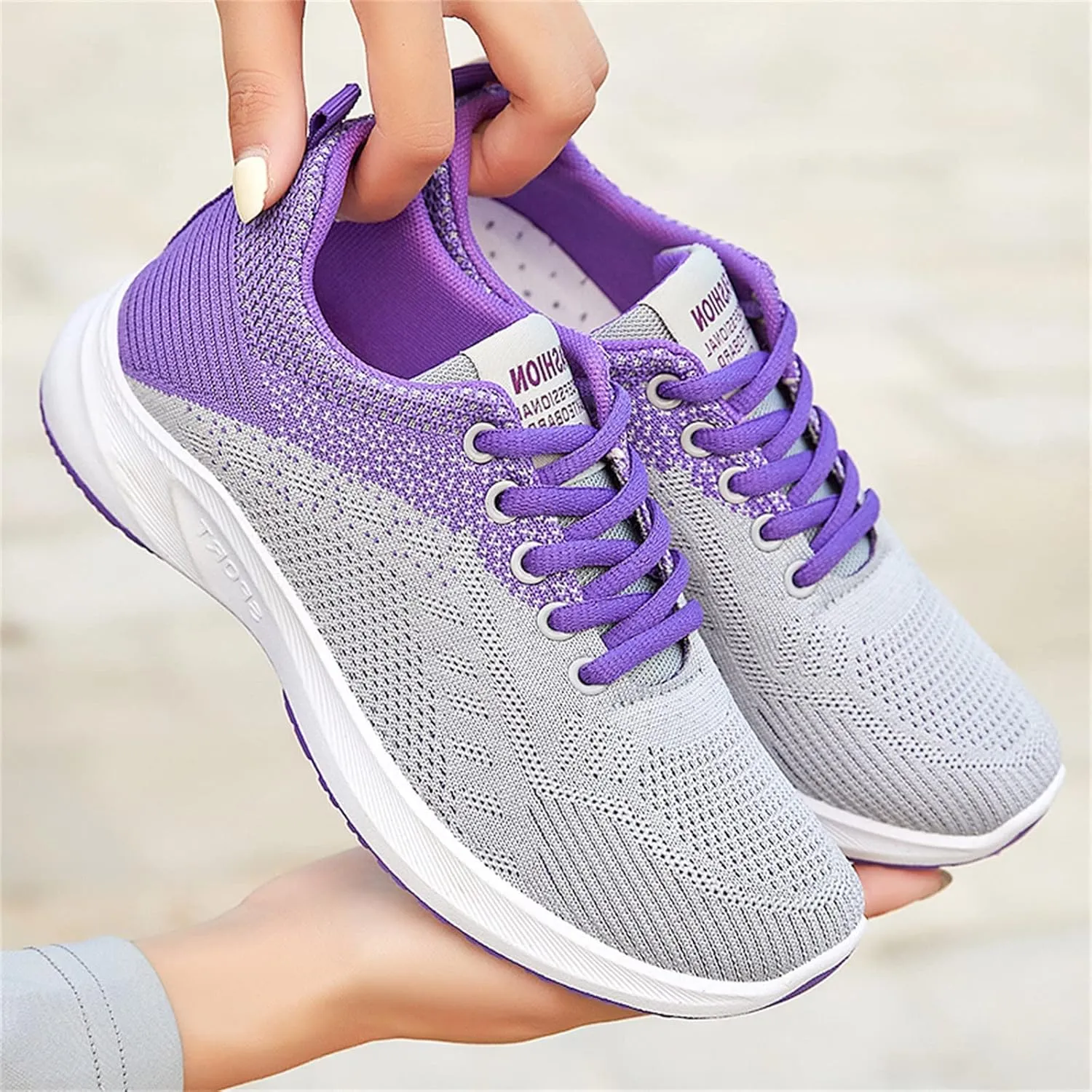 Musabela Orthopedic Shoes for Women, Women Comfortable Walking Shoes Slip On Sneakers with Arch Support Tennis Shoes