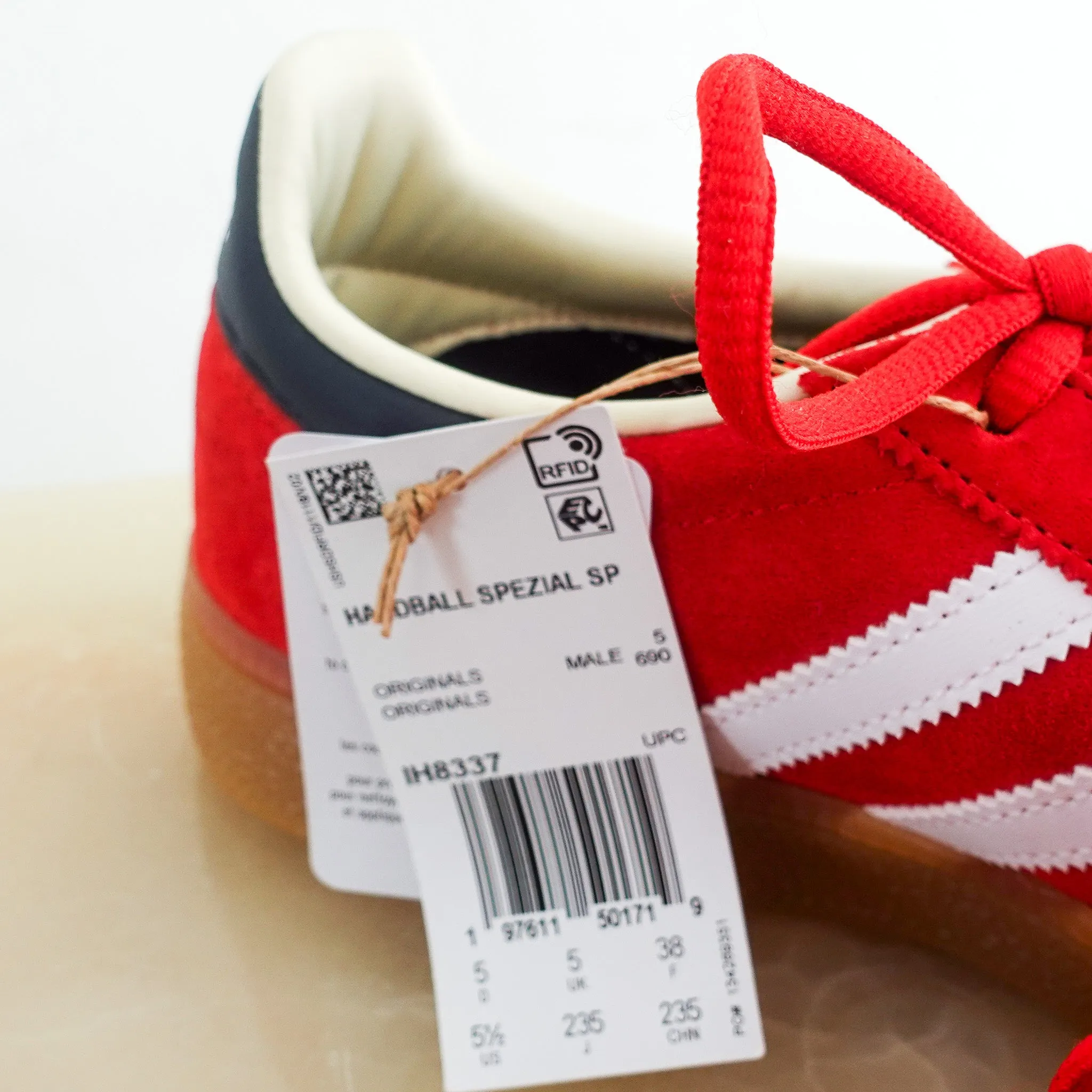 NEW red spezial trainers RRP £90