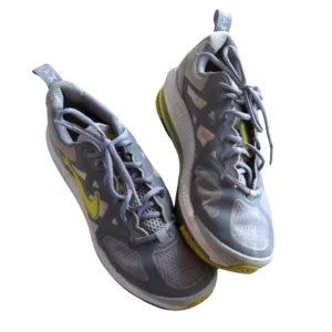 Nike Air Max Genome Mens Sneakers Gray Fog High Voltage Size 8.5 Athletic Shoes