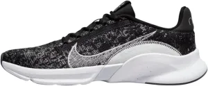Nike Mens SuperRep Go 3 Flyknit Next Nature Training Shoe Black/White Size 10.5