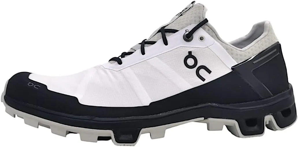 On-Running Mens Cloudventure Peak White/Black Running Shoe