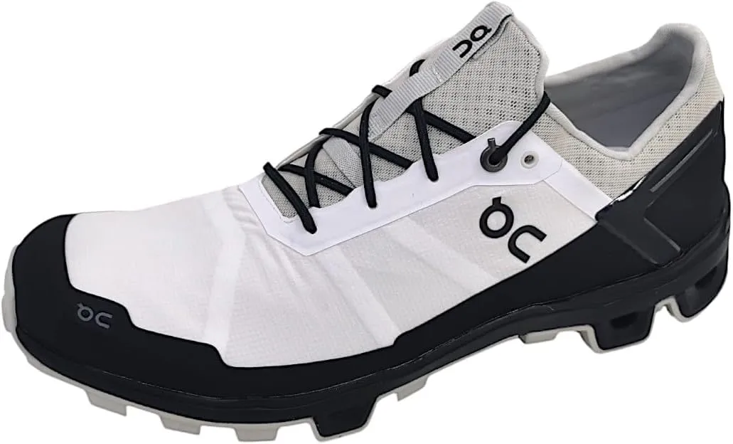 On-Running Mens Cloudventure Peak White/Black Running Shoe