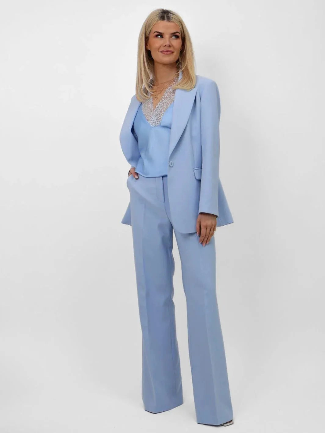 Palmero Suit Trousers - Blue