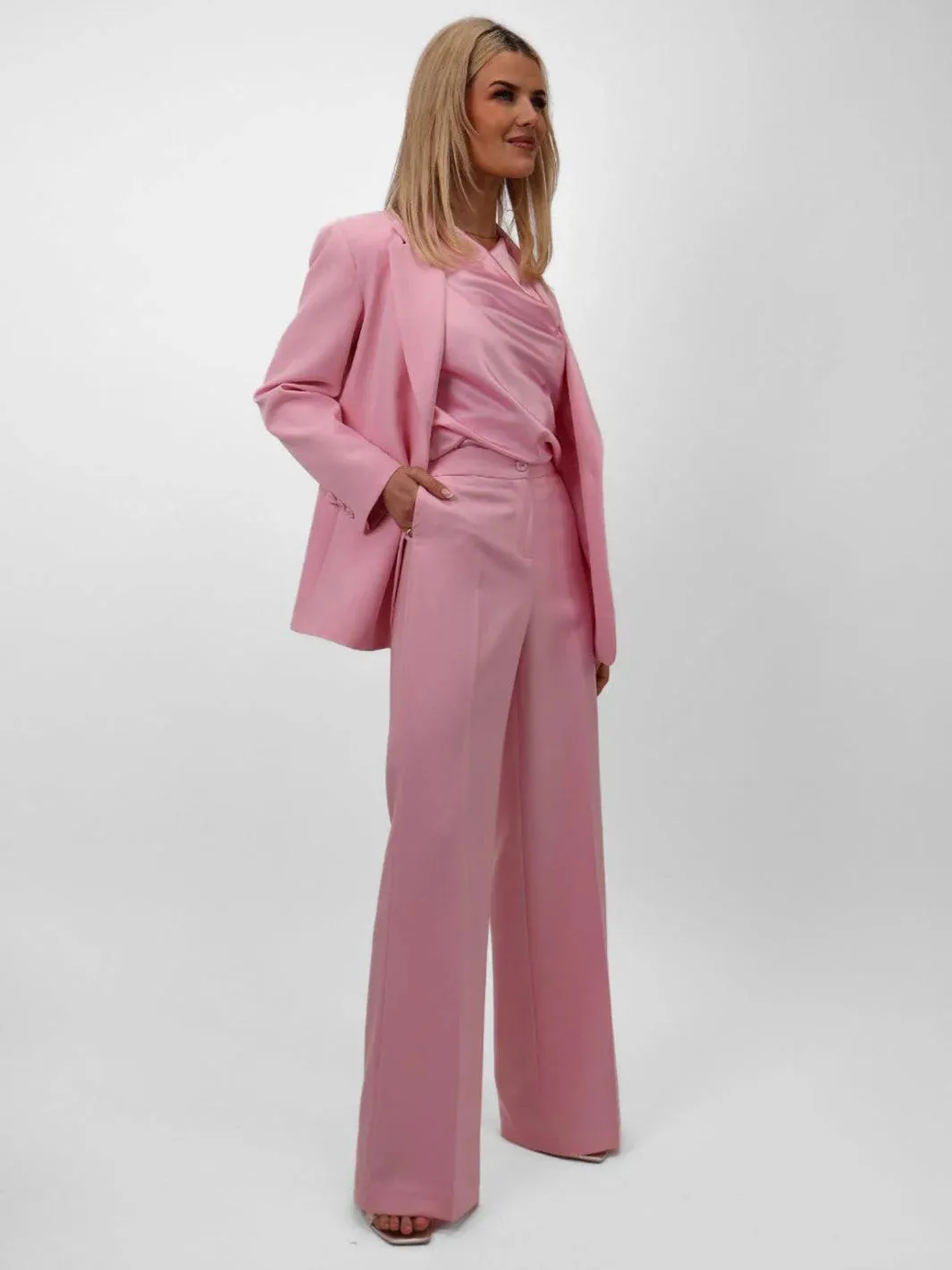 Palmero Suit Trousers - Pale Pink