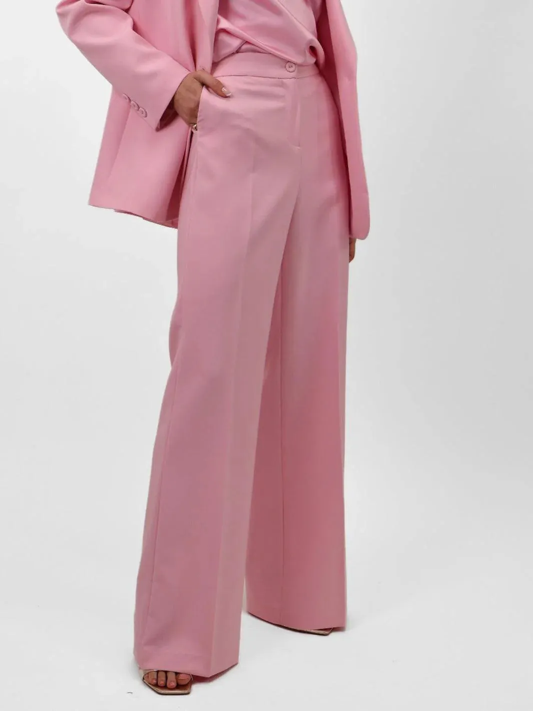 Palmero Suit Trousers - Pale Pink
