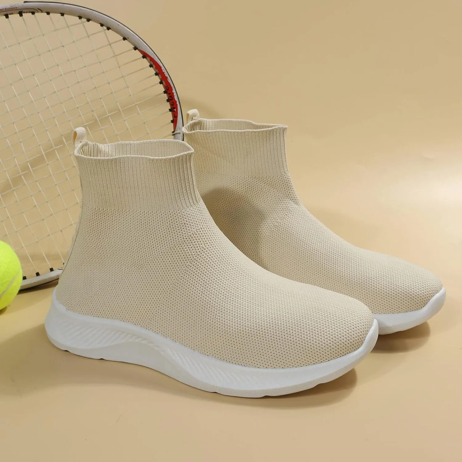 Platform Sneakers for Women Fashion Tan Women's Hiking Shoes Arch Support Womens Slip On Shoes with Arch Support Business Casual Wedge Sneakers for Women 2023 Athletic Shoes Women Wide Toe Box