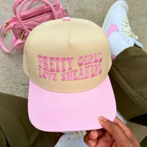 Pretty Girls Love Sneakers Five Panel Baseball Cap - Trendy & Comfortable Statement Hat