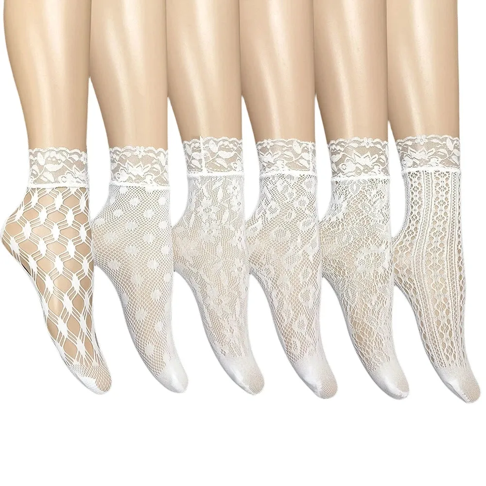 Retro Floral Ankle Socks Series 1
