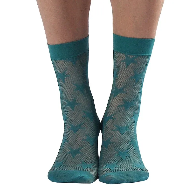 Retro Floral Ankle Socks Series 1