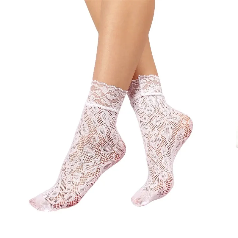 Retro Floral Ankle Socks Series 1