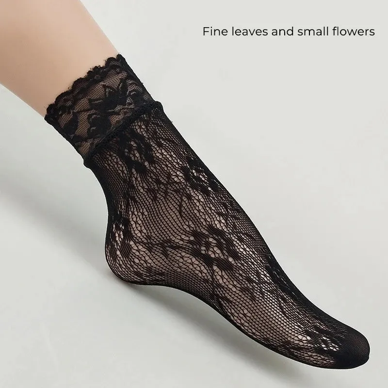 Retro Floral Ankle Socks Series 1
