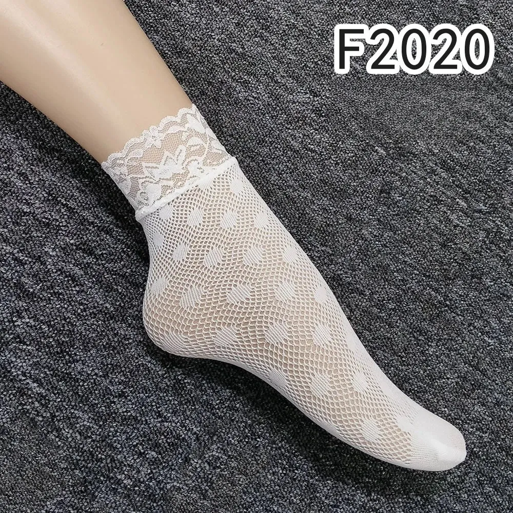 Retro Floral Ankle Socks Series 1