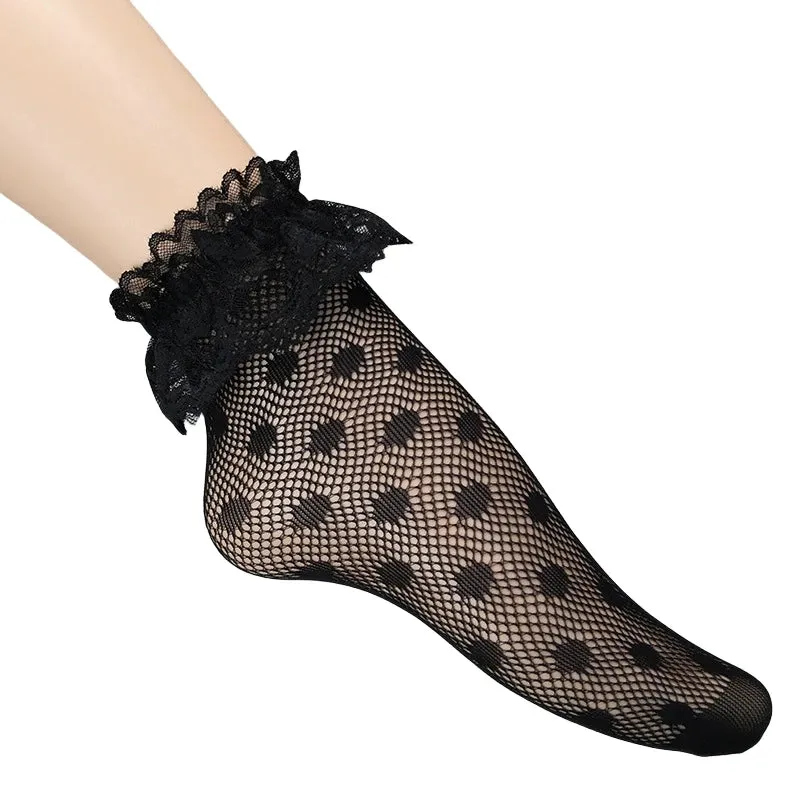 Retro Floral Ankle Socks Series 1