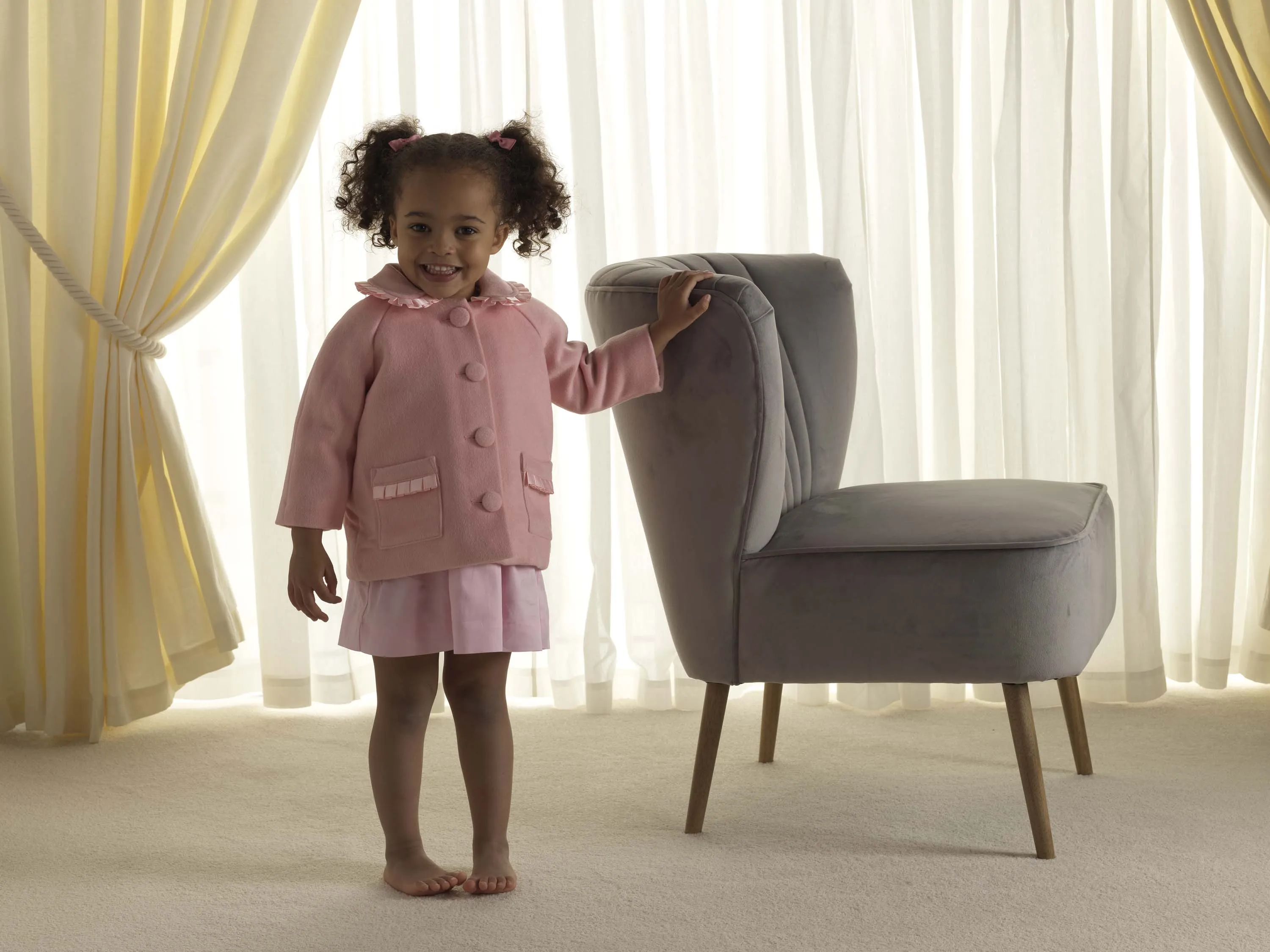 Ribbon Trim Matinee Jacket