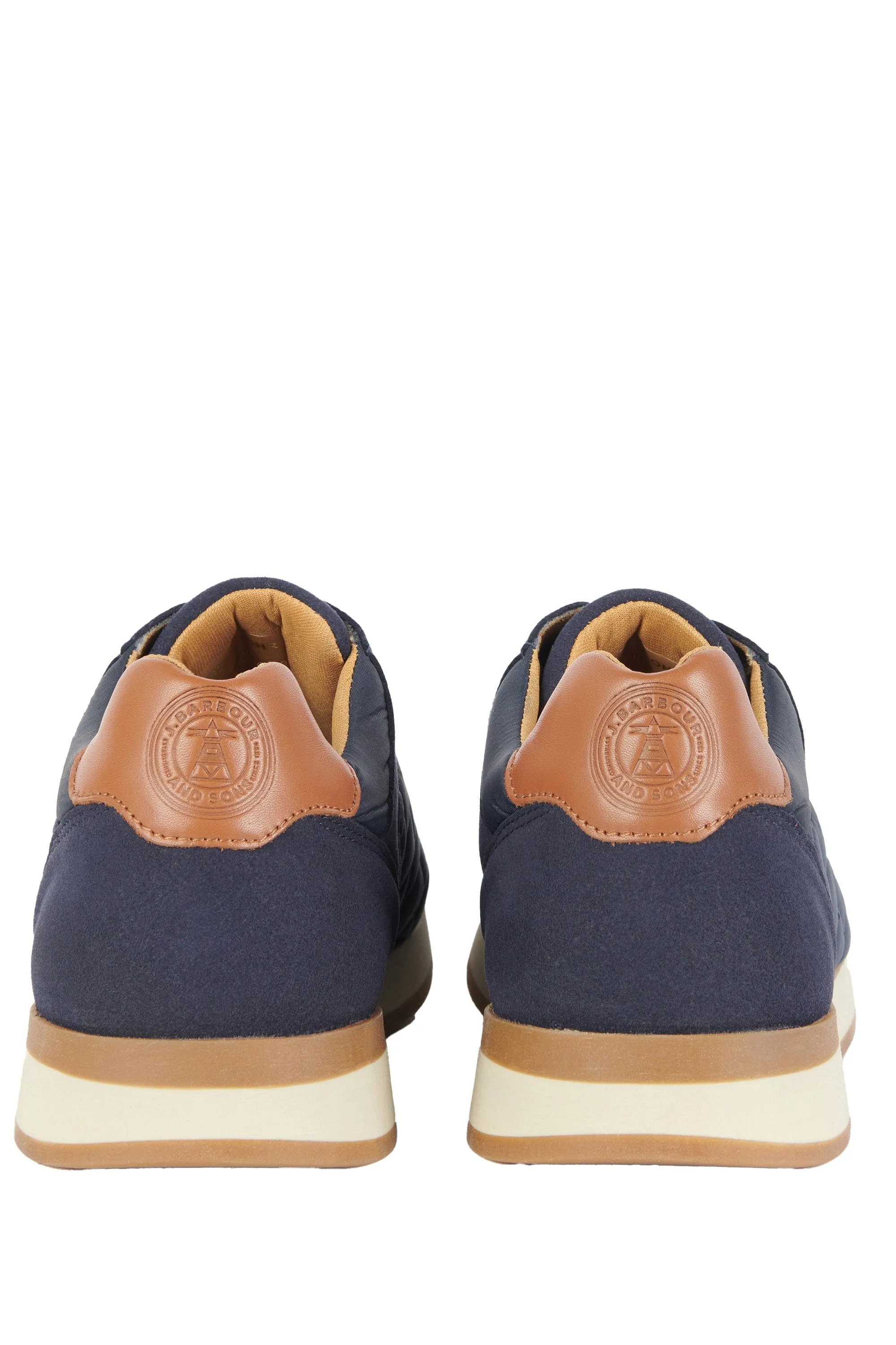 Seth Diamond Quilted Trainers - Navy