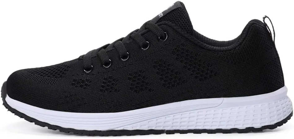 Sneakers for Women Casual Mesh Breathable Lace Up Walking Womens Running Shoes Mesh Shoes Dressy Casual Wedge Sneakers Platform Tennis Shoe Cross Trainer Shoe