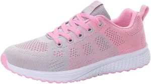 Sneakers for Women Running Shoes Fashion Walking Lace Up Slip On Shoes Women Sport Business Casual Shoes Chunky Sneakers Black Tennis Shoe Trainers Shoe