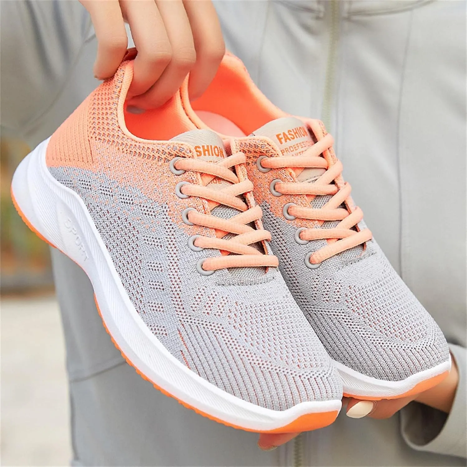 Sneakers for Women Walking Shoes Casual Lace Up Walking Shoes Women Jogging Shoes Dressy Casual Black Platform Sneaker Steel Toe Tennis Shoe Trainers Shoe
