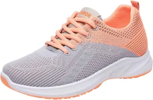 Sneakers for Women Walking Shoes Casual Lace Up Walking Shoes Women Jogging Shoes Dressy Casual Black Platform Sneaker Steel Toe Tennis Shoe Trainers Shoe