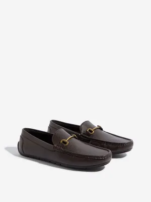 SOLEPLAY Brown Hardware-Detailed Loafers