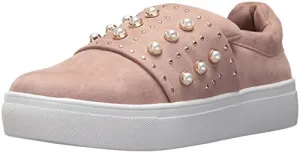 STEVEN by Steve Madden Women's Deylin Sneaker, Blush, 9 Medium US