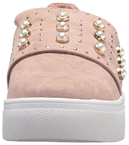 STEVEN by Steve Madden Women's Deylin Sneaker, Blush, 9 Medium US